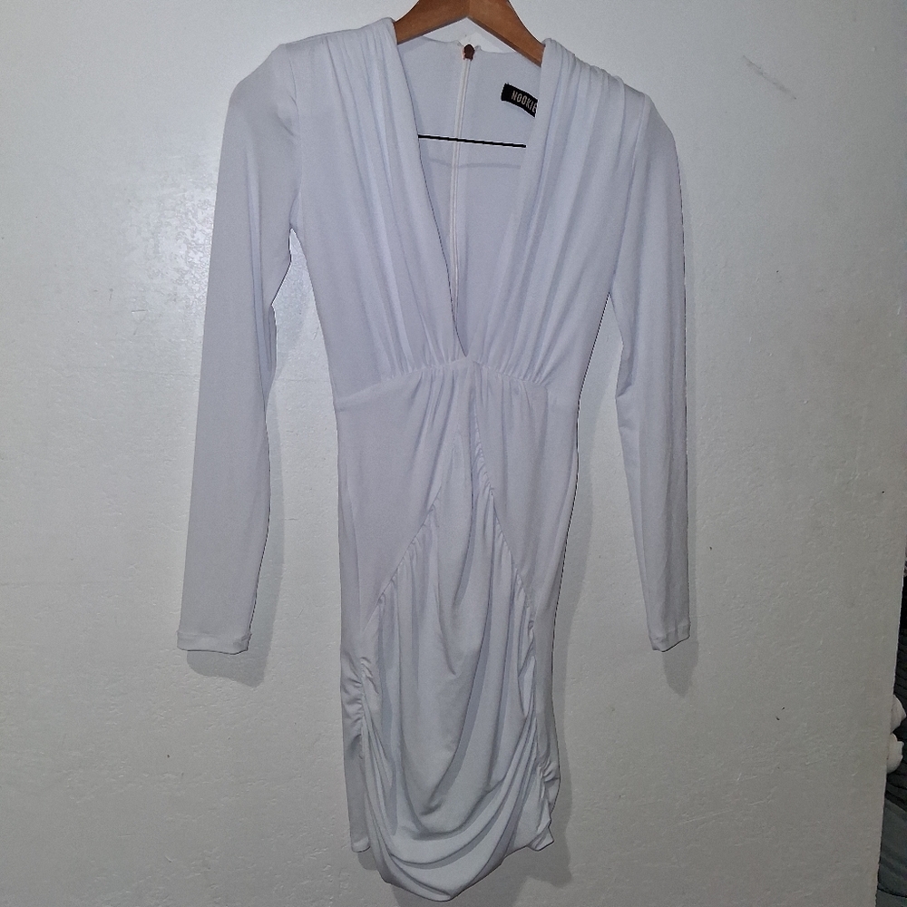 NOOKIE White Temptatiom Long Sleeve Dress - Picture 6 of 10